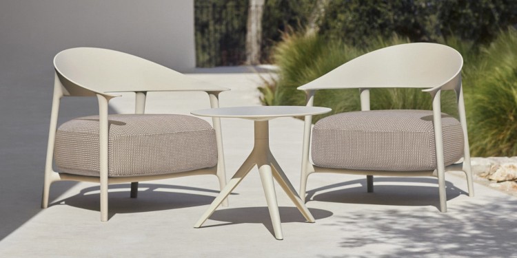 Ekskluzywny Fotel Africa Longue Vondom do ogrodu i do wewnątrz w aranżacji