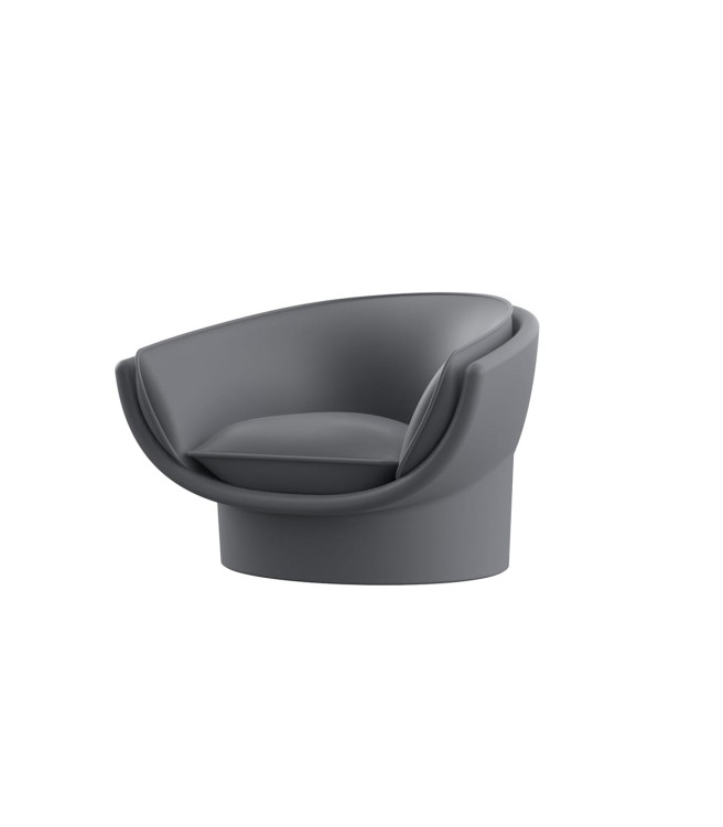 Fotel Vondom Luna w kolorze szarym