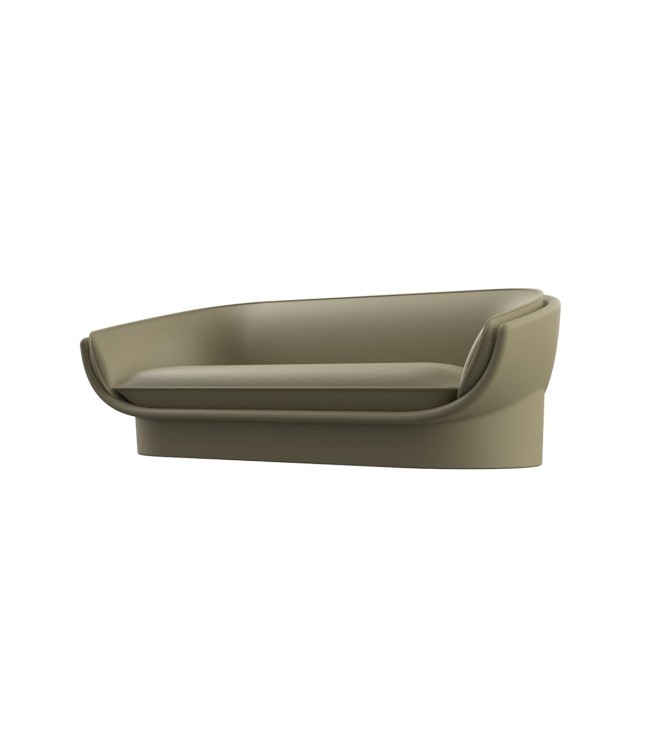 Sofa Vondom Luna w kolorze oliwkowym