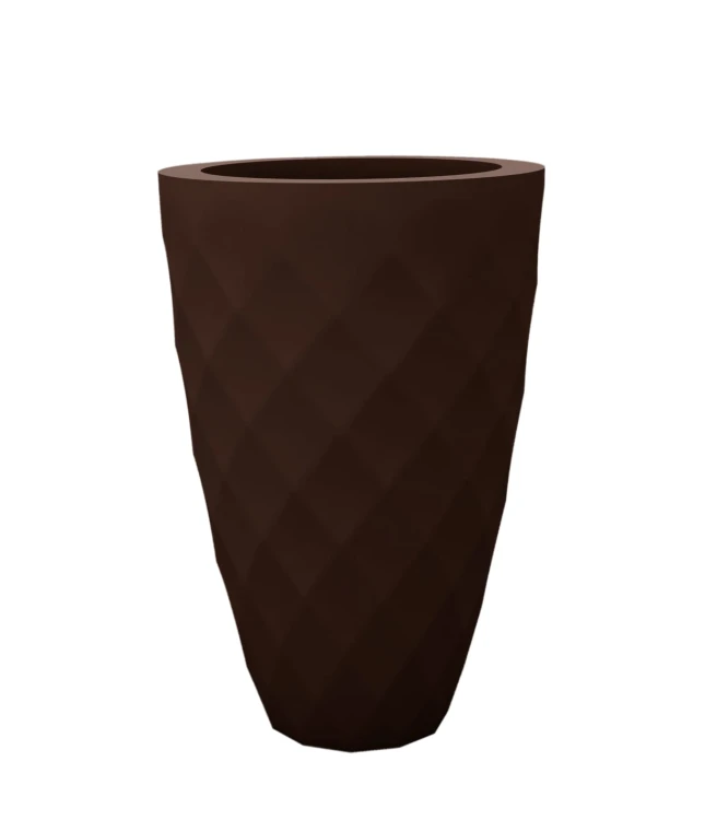 Donica Vases Vondom 47065 w kolorze brązowym