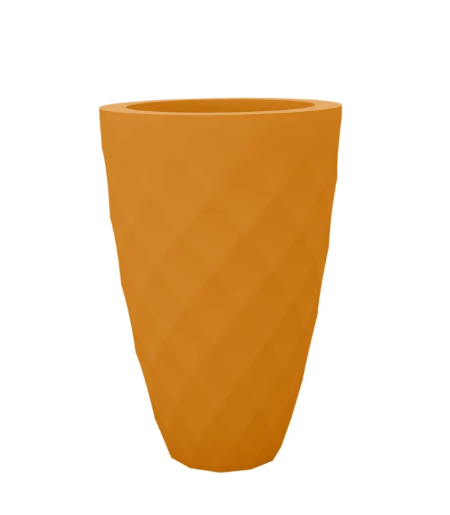 Donica Vases Vondom 47065 w kolorze pomarańczowym