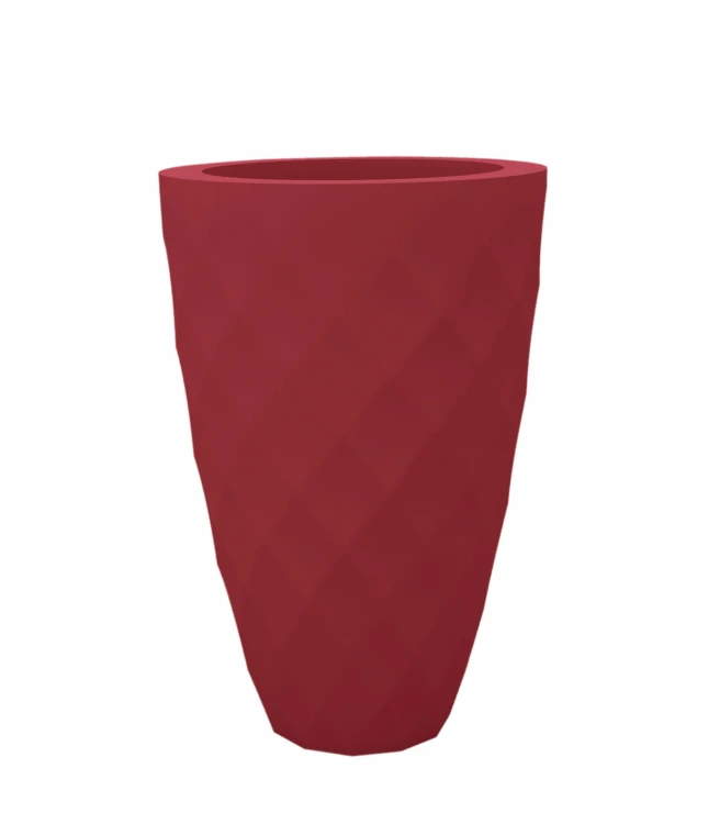 Donica Vases Vondom 47065 w kolorze czerwonym