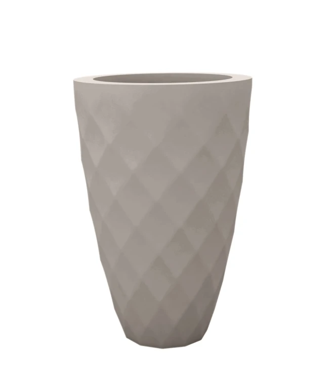 Donica Vases Vondom 47065 w kolorze szarym, inne ujęcie