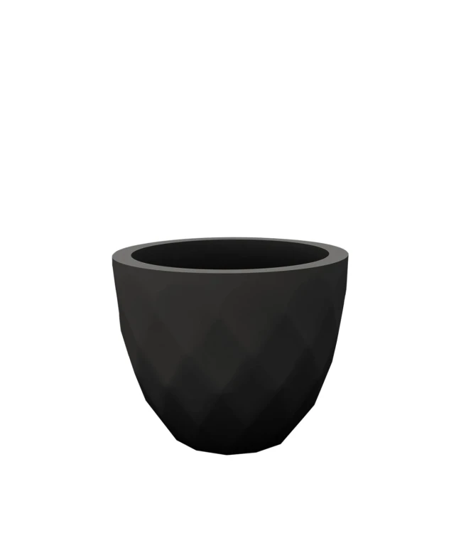 Donica Vases Vondom 47055 w kolorze czarnym, inne ujęcie