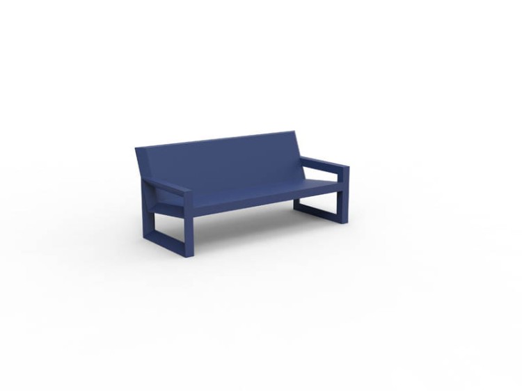 Sofa Frame Vondom 54095 w kolorze niebieskim