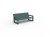 Sofa Frame Vondom 54095 w kolorze turkusowym