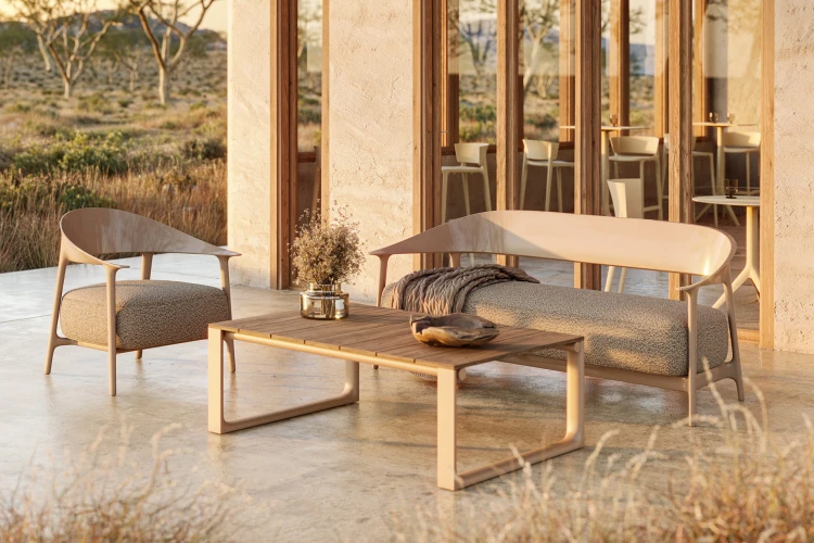 Ekskluzywny Fotel Africa Longue Vondom do ogrodu i do wewnątrz inne ujęcie