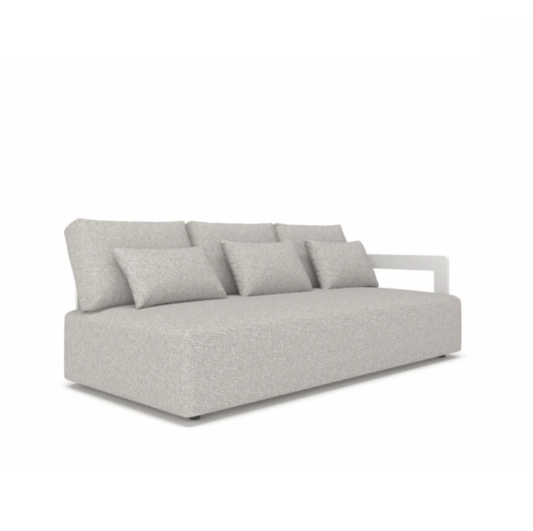 Sofa modułowa lewa Rafa Gescova w kolorze szarym