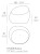 Rysunek techniczny fotela Vondom Stone, wymiary 88 x 81 x 79 cm