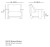 Rysunek techniczny fotela Vondom Milos Wood Lounge, wymiary 91 x 77 x 75 cm