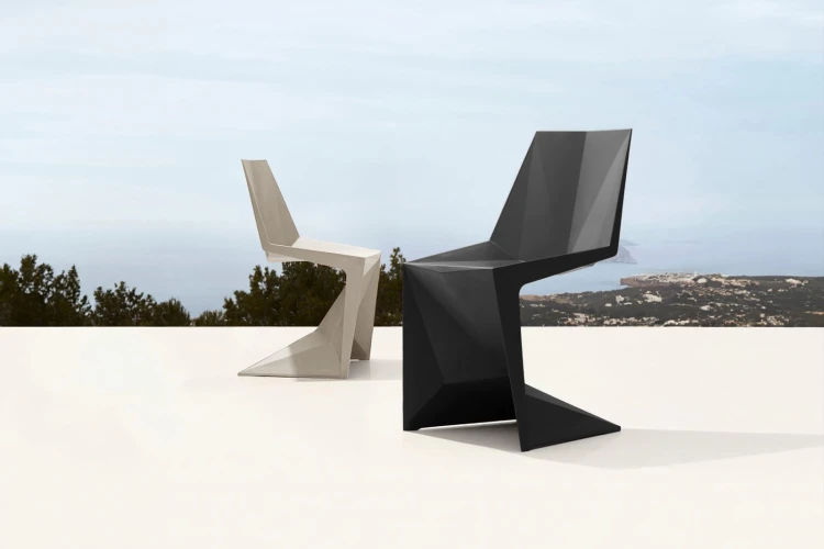 Krzesło Voxel białe Vondom w aranżacji producenta