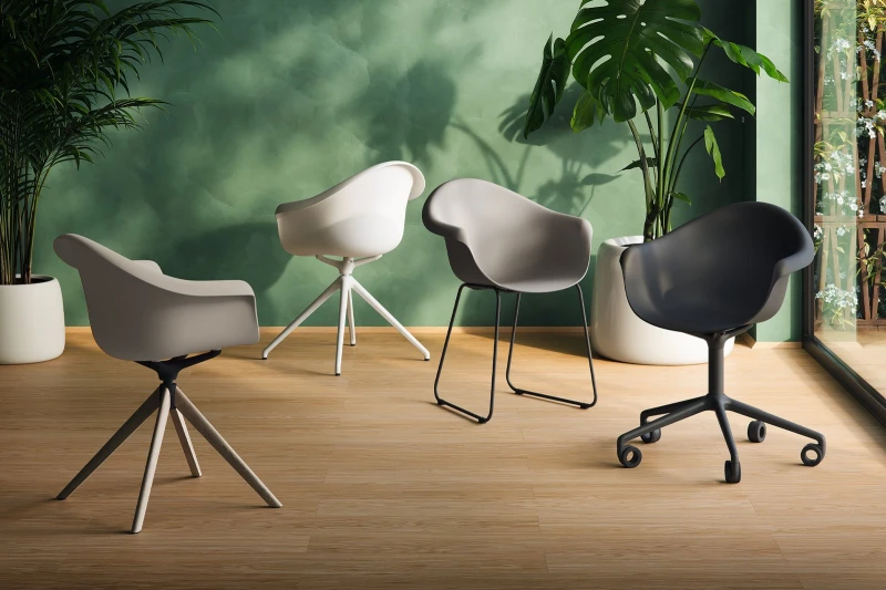 Krzesło obrotowe Incasso Vondom w aranżacji producenta