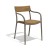 Krzesło Madison Wood Vondom, wizualizacja producenta