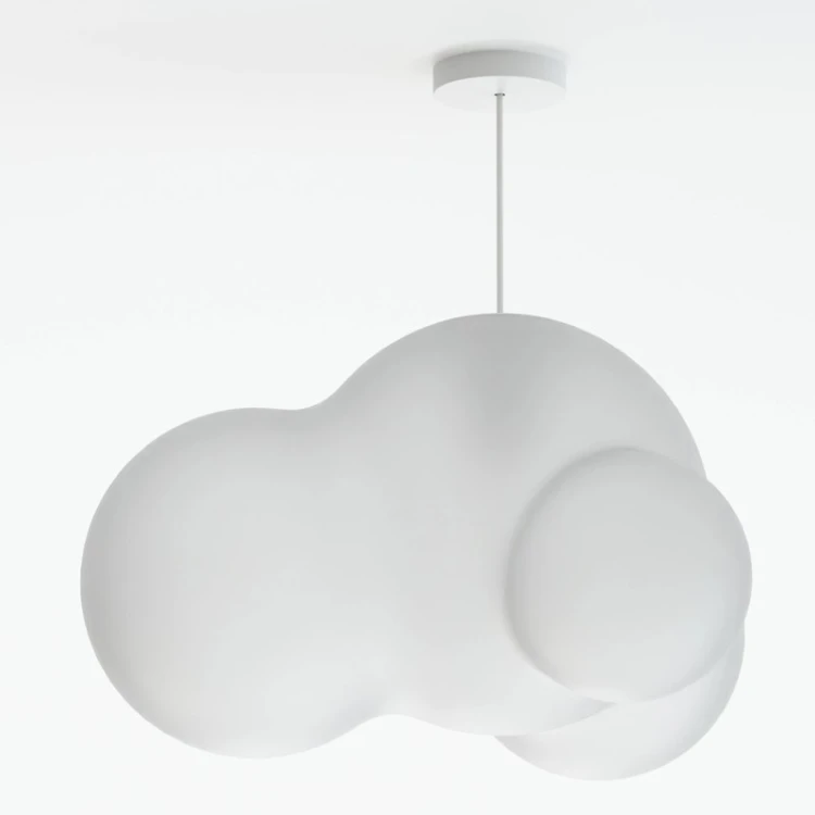 Lampa wisząca LOOPE POP PO8020 z czterech kul, zbliżenie