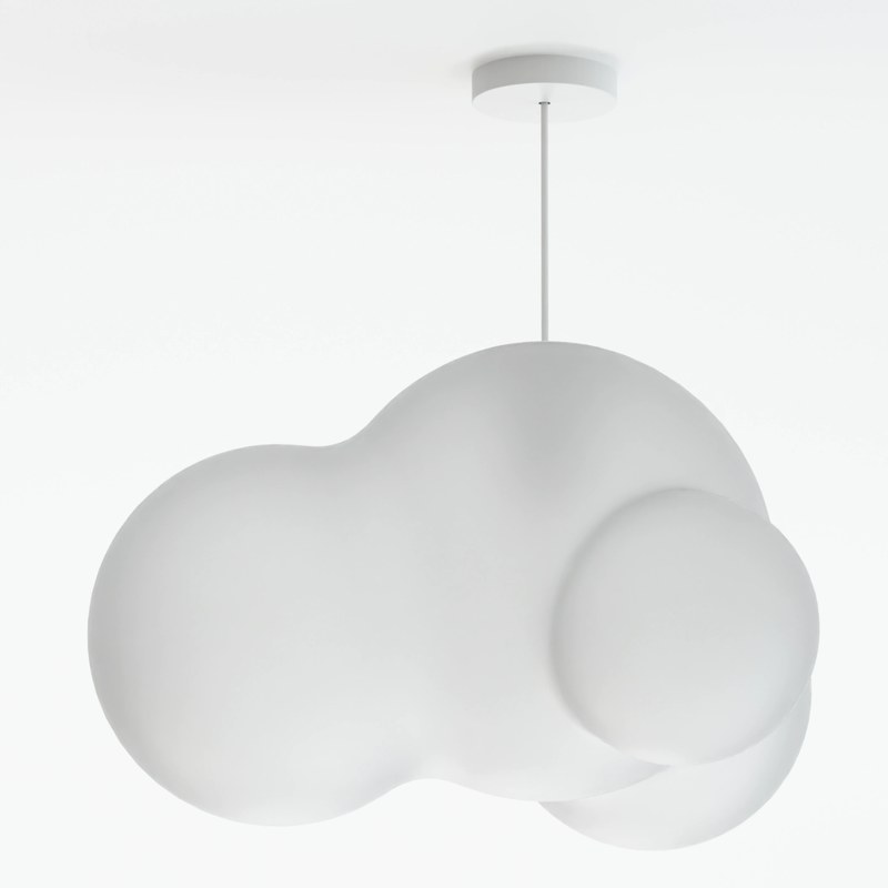 Lampa wisząca LOOPE POP PO8020 z czterech kul, zbliżenie