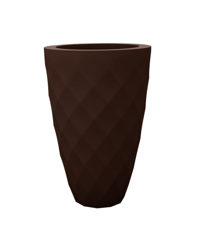 Donica Vases Vondom 47065 w kolorze brązowym, ujęcie 4