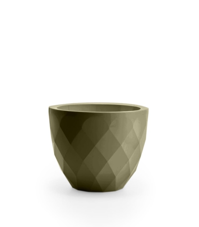 Donica Vases Vondom 47055 w kolorze khaki, ujęcie 3