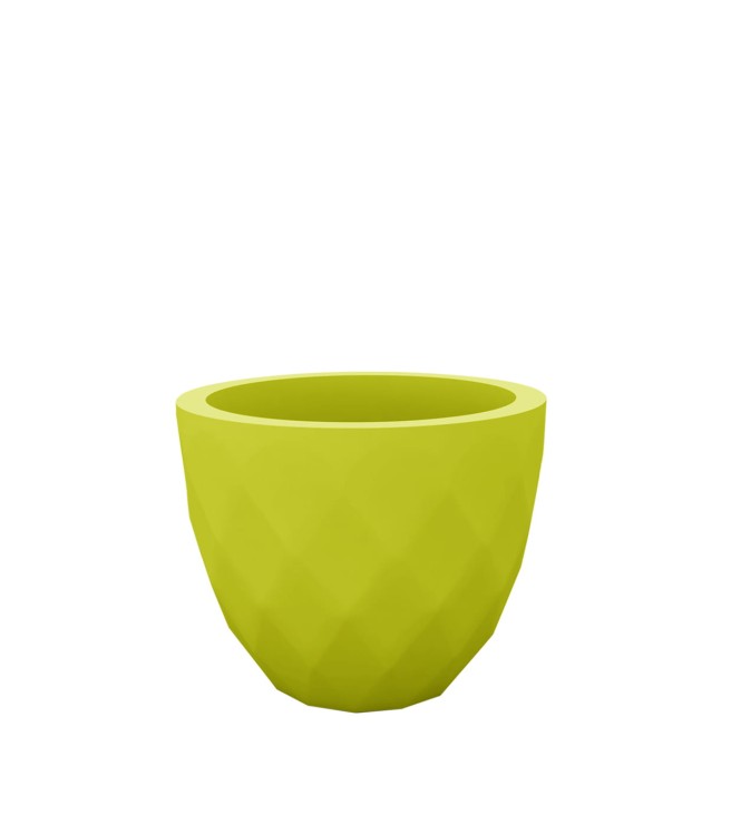 Donica Vases Vondom 47055 w kolorze limonkowym, ujęcie 3