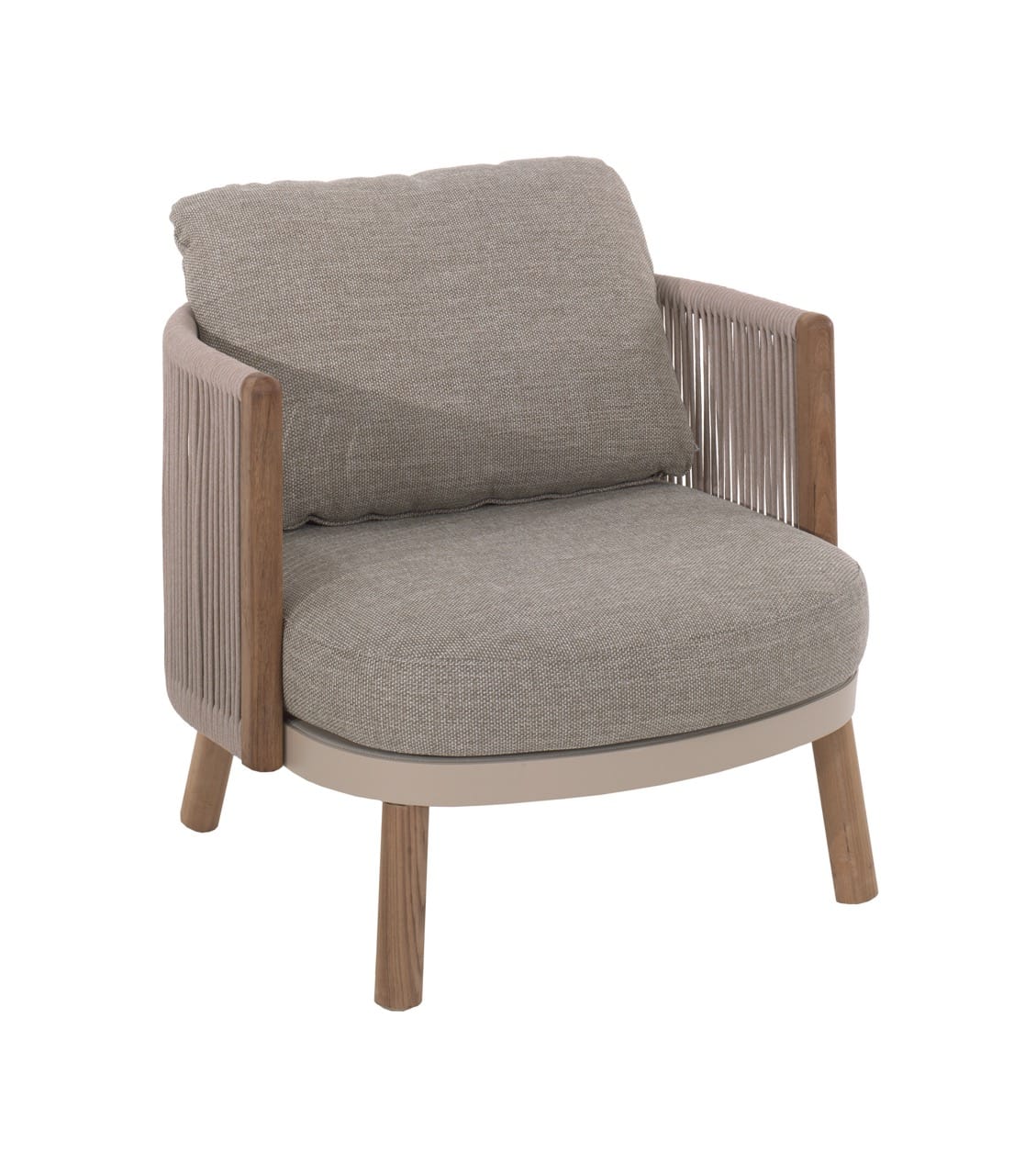 Fotel Mendoza 83x80x90h z drewnem tekowym od Gescova