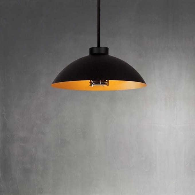 Lampa wisząca z promiennikiem Dome PT od Heatsail