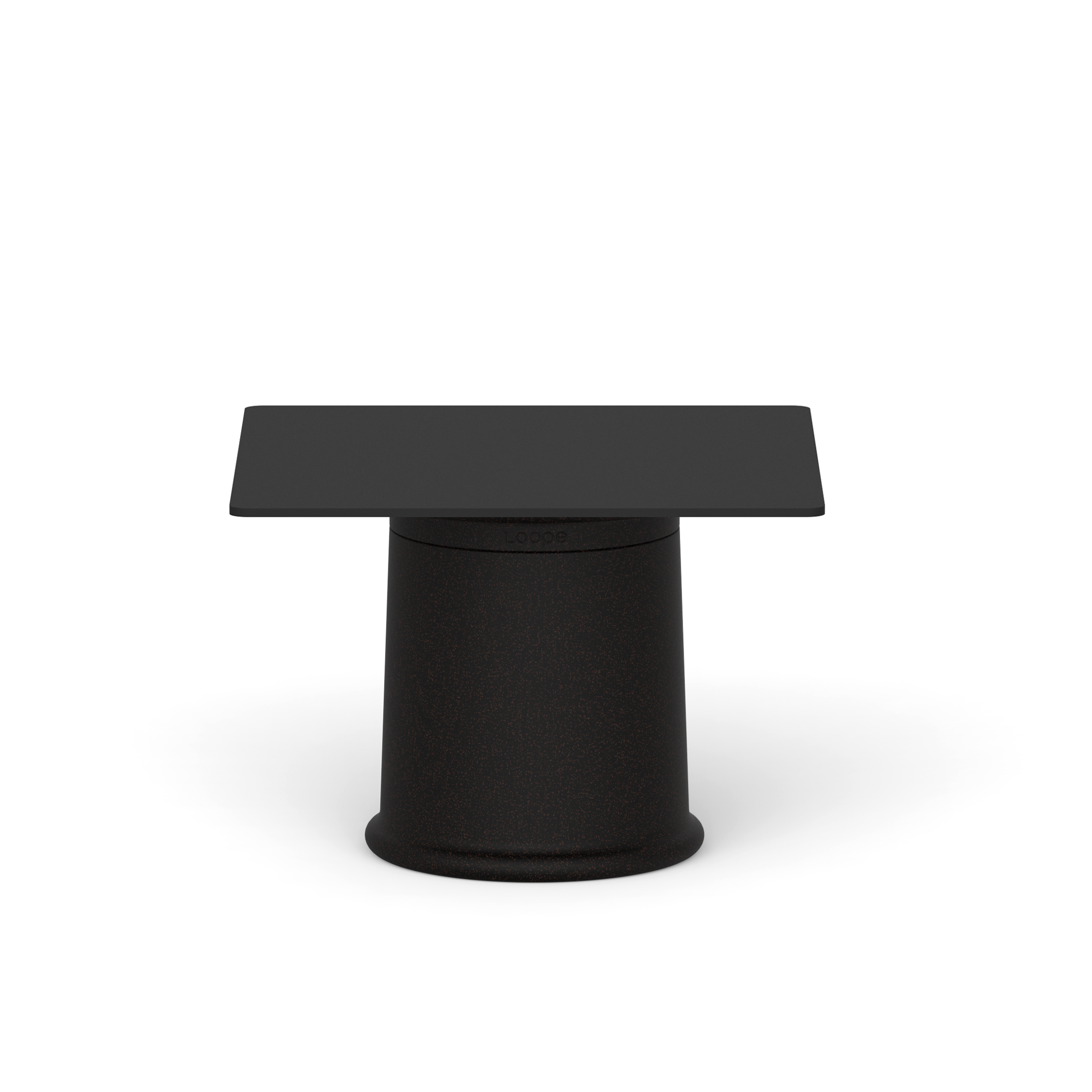 Stół LOOPE faT Table 80x80x55 cm z blatem HPL – projekt Rygalik