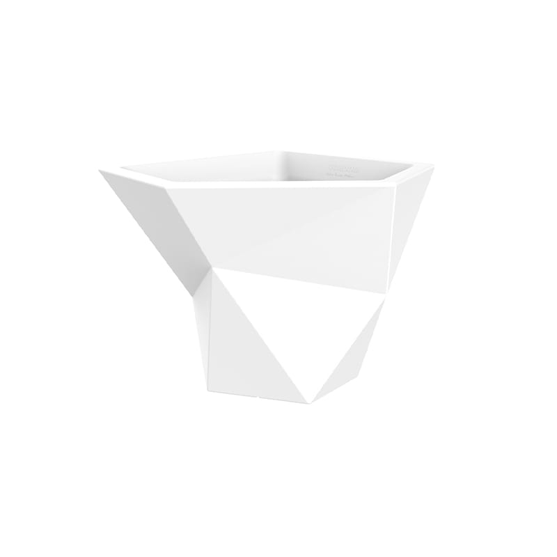 Biała geometryczna donica Vondom Faz